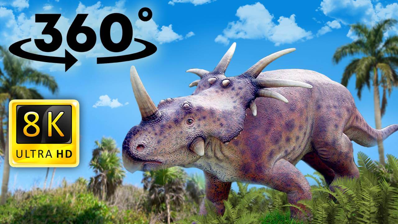 VR Jurassic Encyclopedia #5 – Styracosaurus dinosaur facts VR 360 video education
