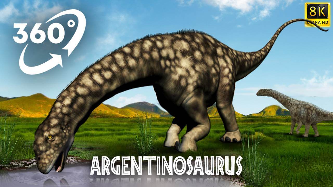 VR Jurassic Encyclopedia #23 – Argentinosaurus dinosaur facts VR 360 video education