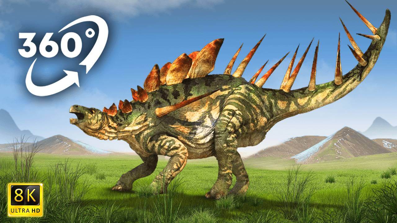 VR Jurassic Encyclopedia #25 – Kentrosaurus dinosaur facts VR 360 video education